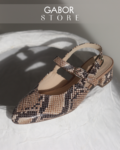 slangenprint slingback
