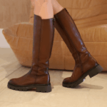 Gabor, laarzen, kleur cognac, kalfsleer, schachthoogte 42 cm