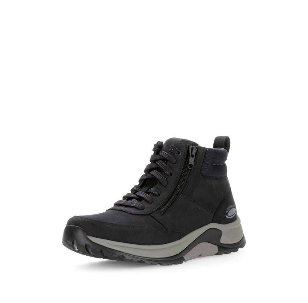 Pius Gabor Rollingsoft Veterschoenen Nachtblauw