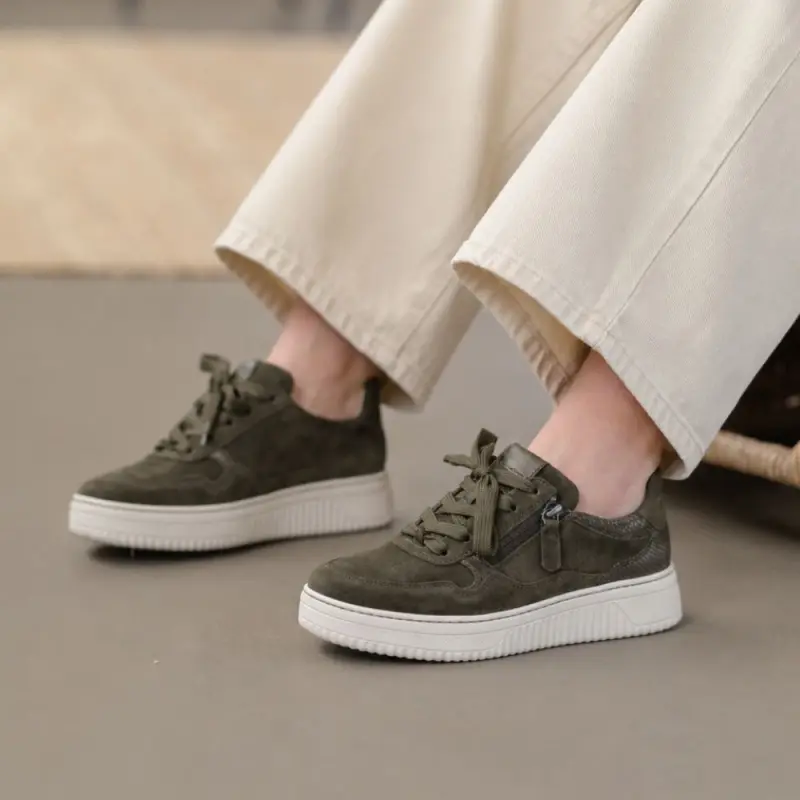 Gabor Sneakers Flessengroen