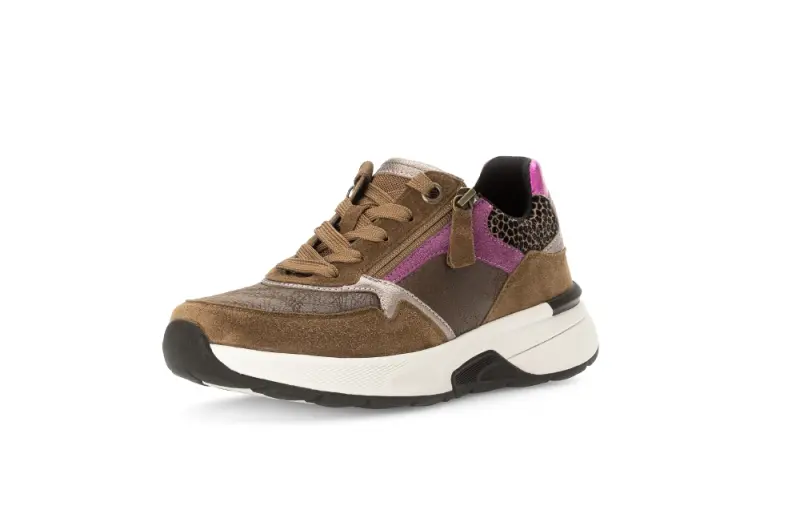 Gabor Rollingsoft Sneakers Donkerbruin