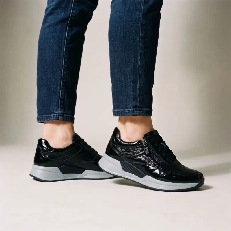 Gabor Rollingsoft Sneakers Zwart