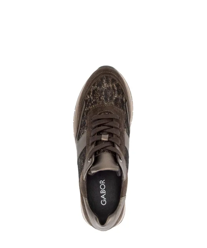 Gabor Sneakers Donkerbruin