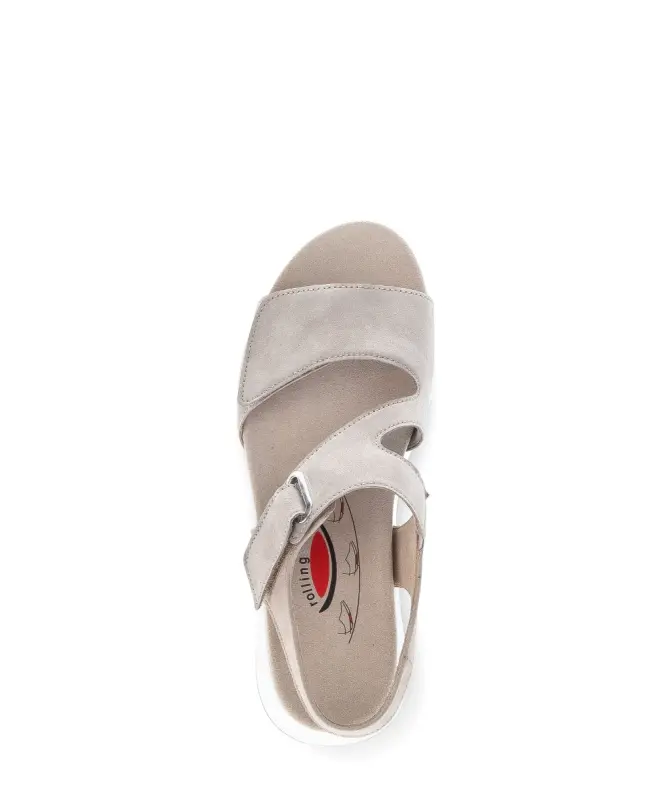 Gabor Rollingsoft Sandalen Taupe