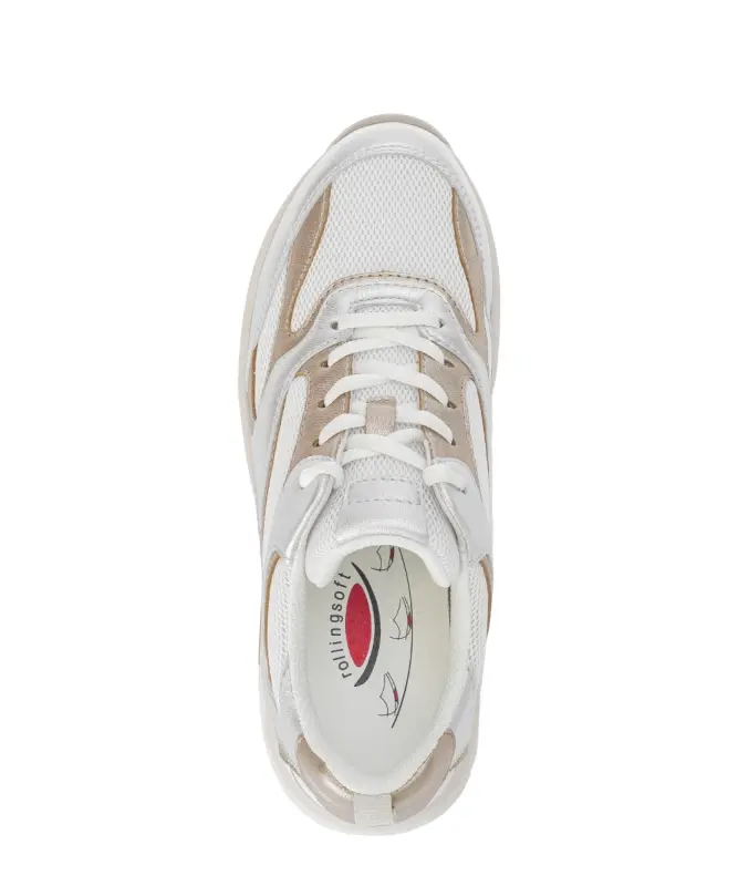 Gabor Rollingsoft Sneakers Zilver