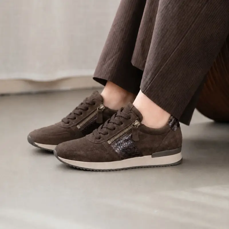 Gabor Sneakers Donkerbruin