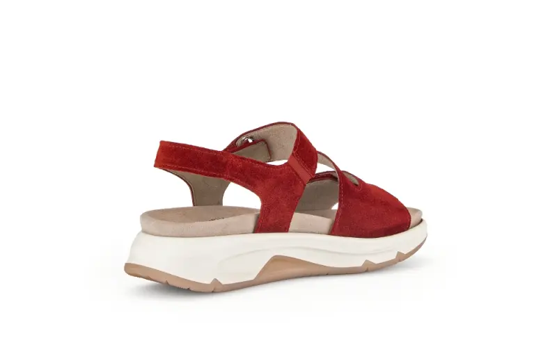Gabor Rollingsoft Sandalen Rood