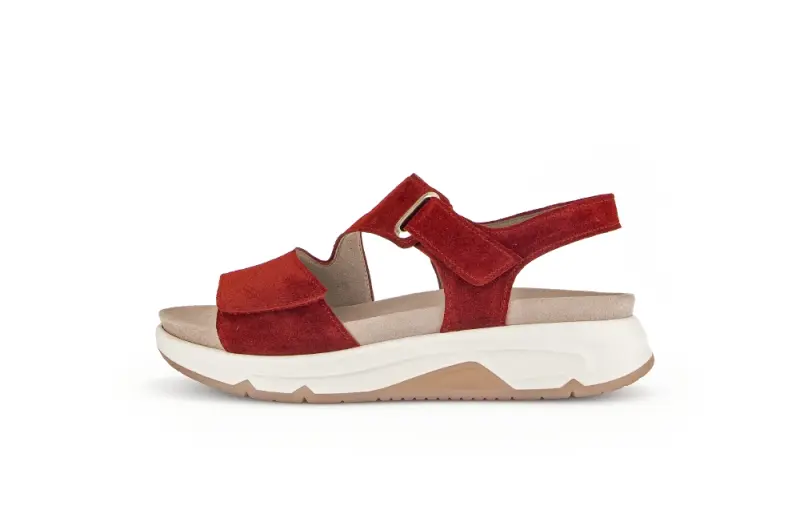 Gabor Rollingsoft Sandalen Rood