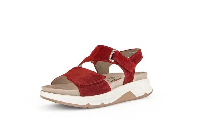 Gabor Rollingsoft Sandalen Rood