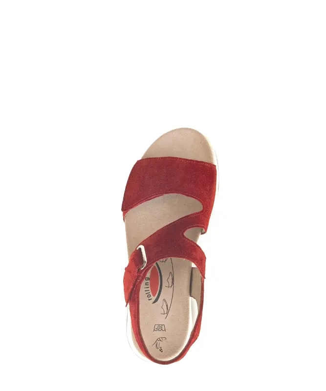 Gabor Rollingsoft Sandalen Rood
