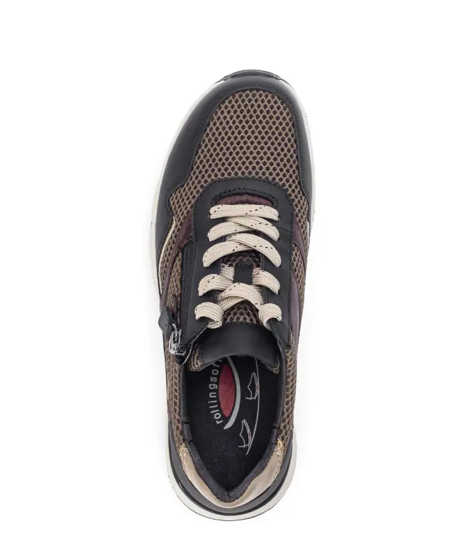 Gabor Rollingsoft Sneakers Zwart