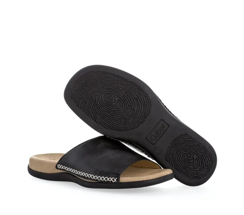 Gabor Slippers Zwart