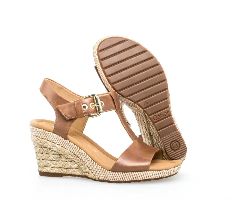 Gabor Sandalen Cognac