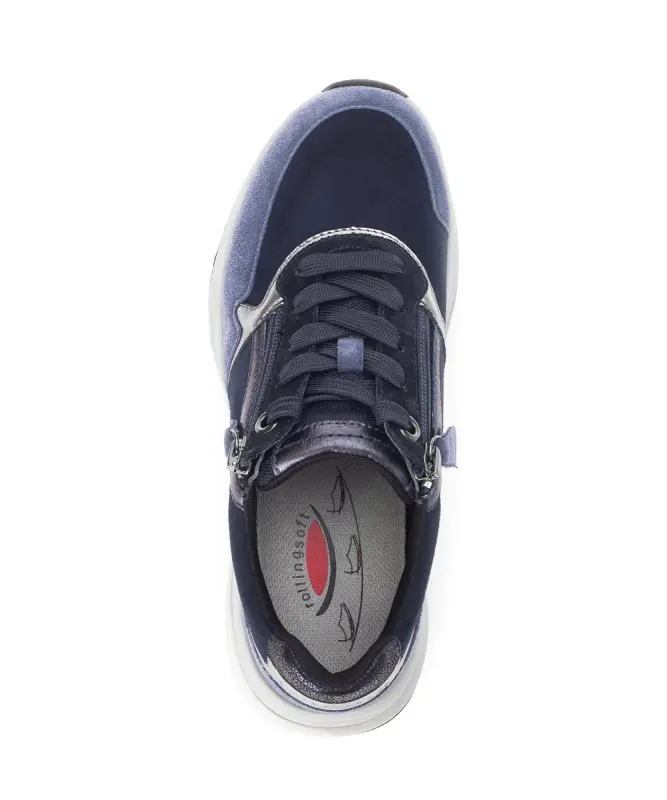 Gabor Rollingsoft Sneakers Nachtblauw
