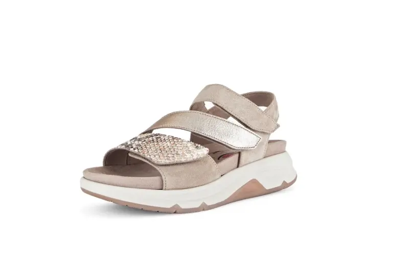 Gabor Rollingsoft Sandalen Beige