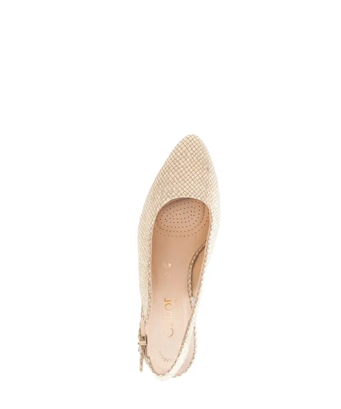 Gabor Slingbacks Beige