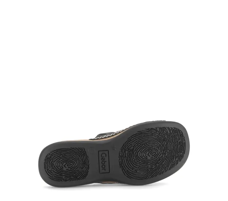 Gabor Slippers Zwart