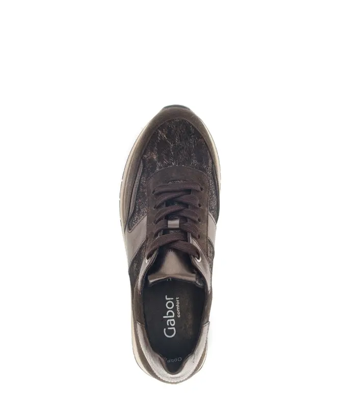 Gabor Sneakers Donkerbruin