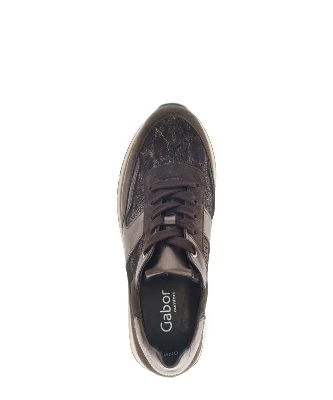 Gabor Sneakers Donkerbruin
