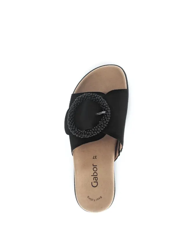 Gabor Slippers Zwart