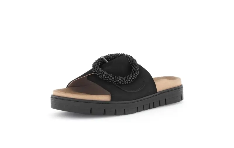 Gabor Slippers Zwart