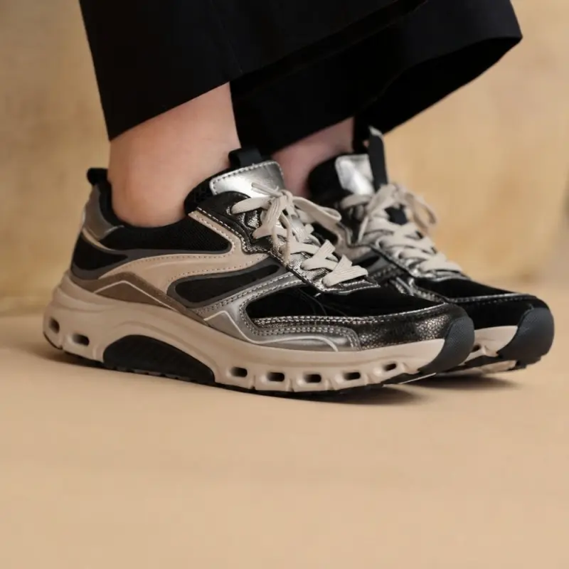 Gabor Rollingsoft Sneakers Zwart