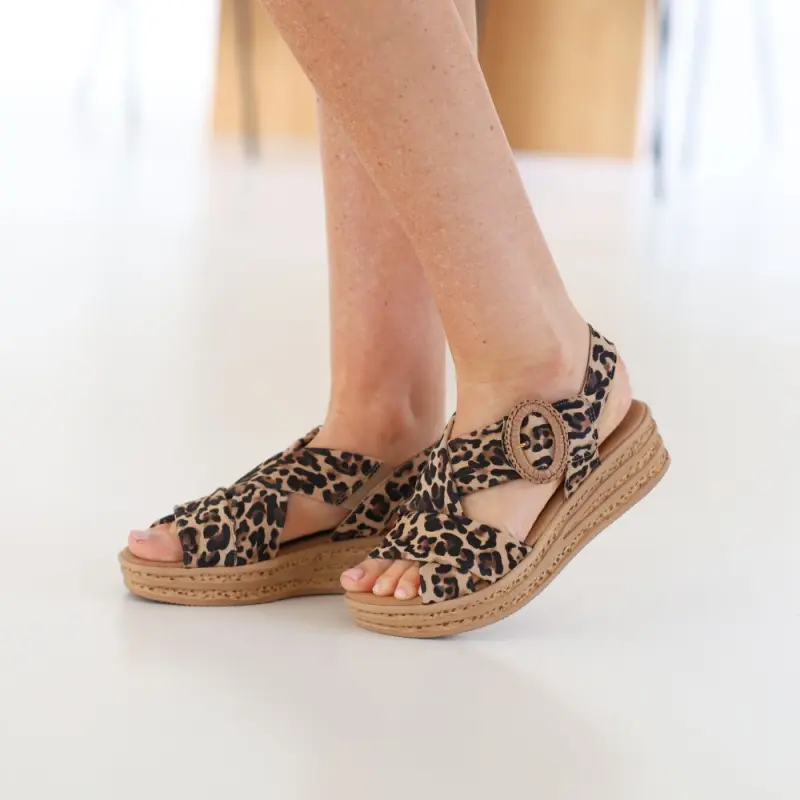 Gabor Sandalen Donkerbruin