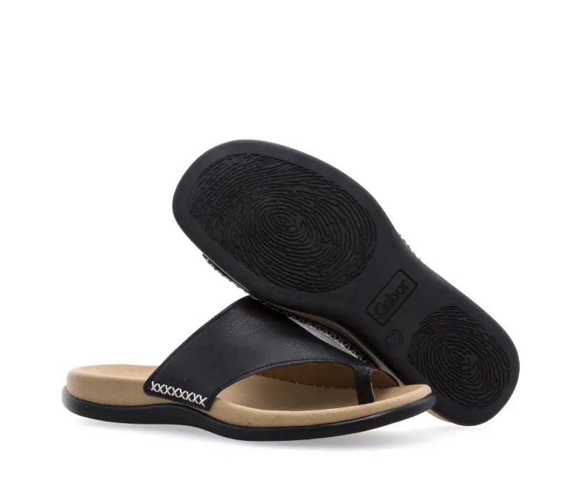 Gabor Slippers Zwart