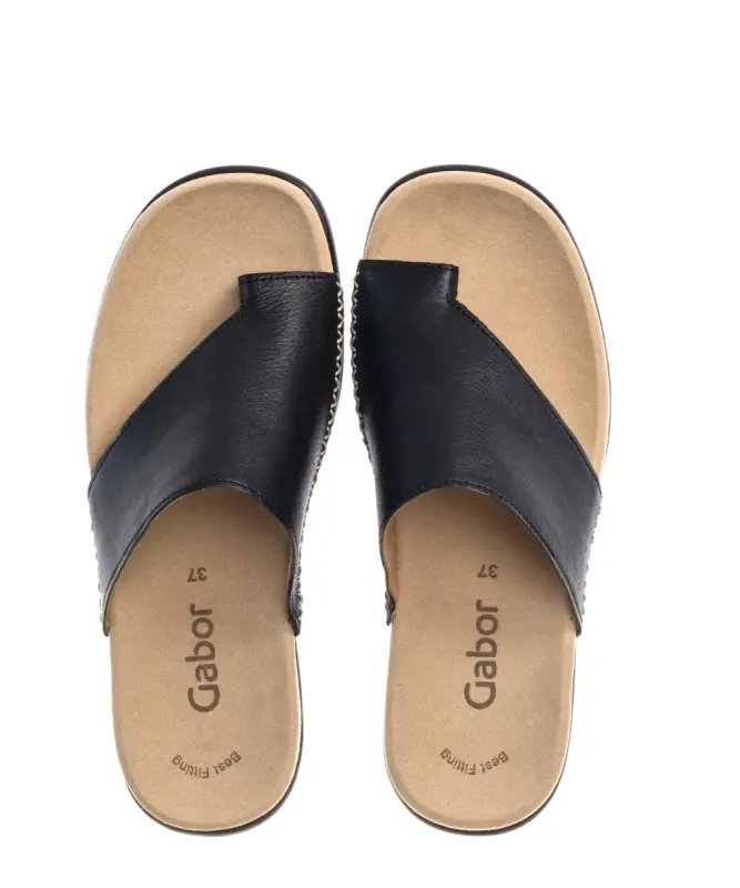 Gabor Slippers Zwart