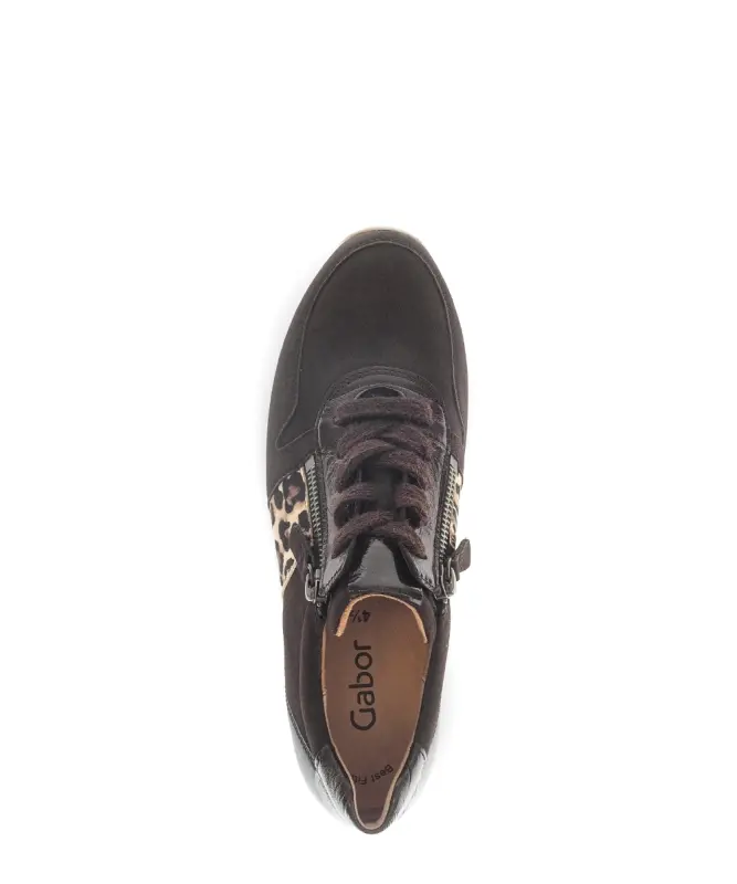 Gabor Sneakers Donkerbruin