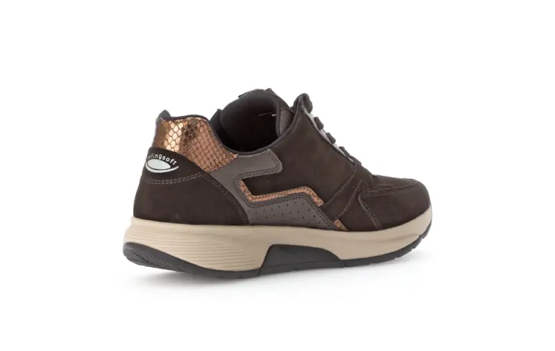 Gabor Rollingsoft Sneakers Donkerbruin