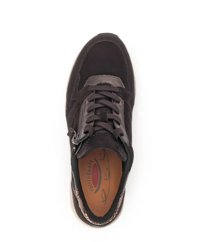 Gabor Rollingsoft Sneakers Donkerbruin