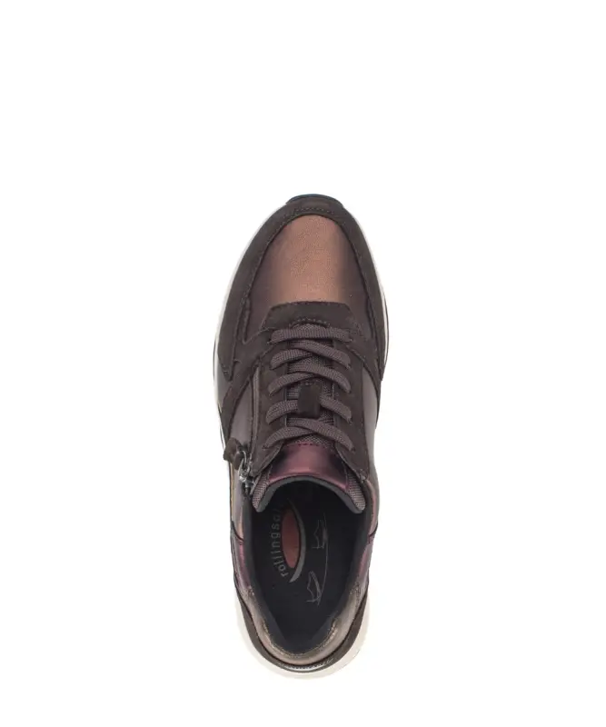 Gabor Rollingsoft Sneakers Donkerbruin