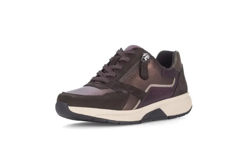 Gabor Rollingsoft Sneakers Donkerbruin