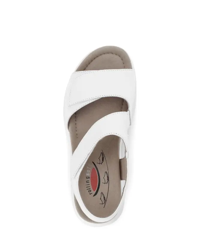 Gabor Rollingsoft Sandalen Wit