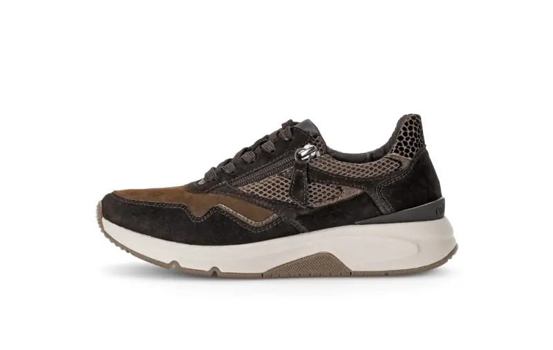 Gabor Rollingsoft Sneakers Donkerbruin