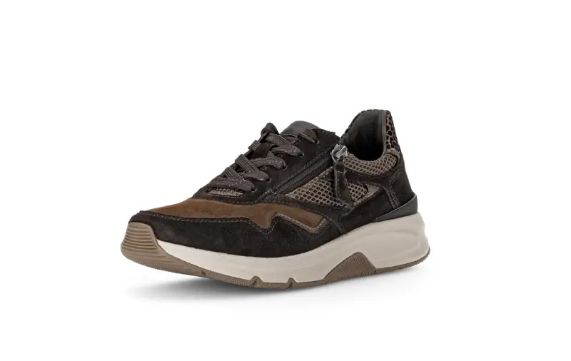 Gabor Rollingsoft Sneakers Donkerbruin