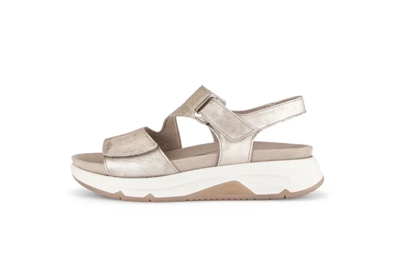 Gabor Rollingsoft Sandalen Goud