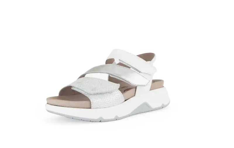 Gabor Rollingsoft Sandalen Zilver
