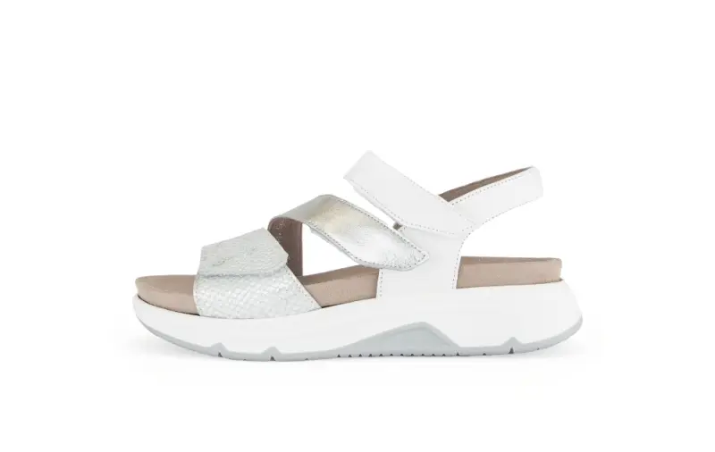Gabor Rollingsoft Sandalen Zilver