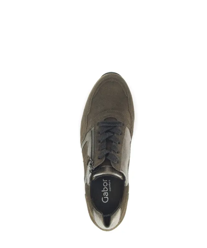 Gabor Sneakers Flessengroen