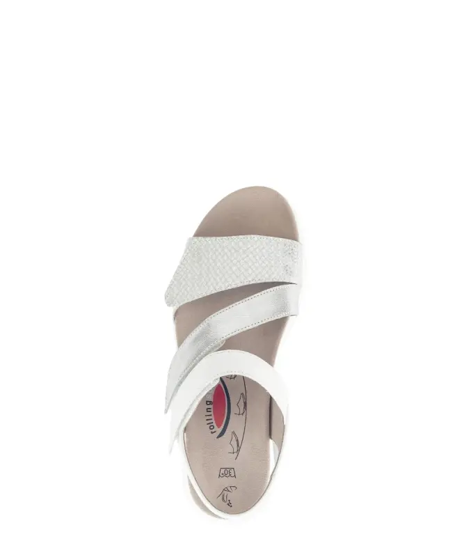 Gabor Rollingsoft Sandalen Wit
