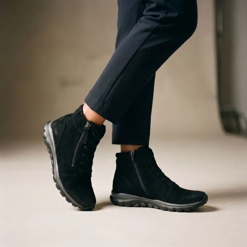 Gabor Rollingsoft Veterlaars Zwart