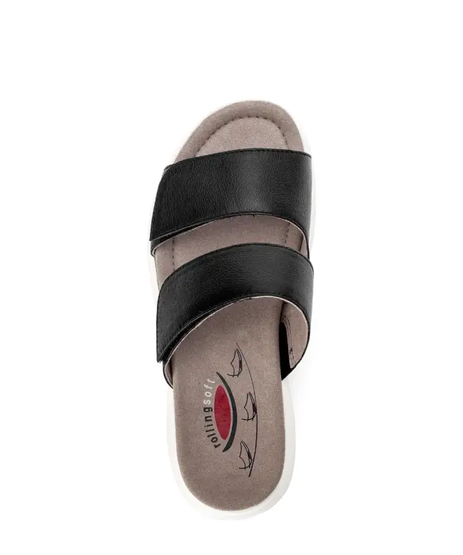 Gabor Rollingsoft Slippers Zwart