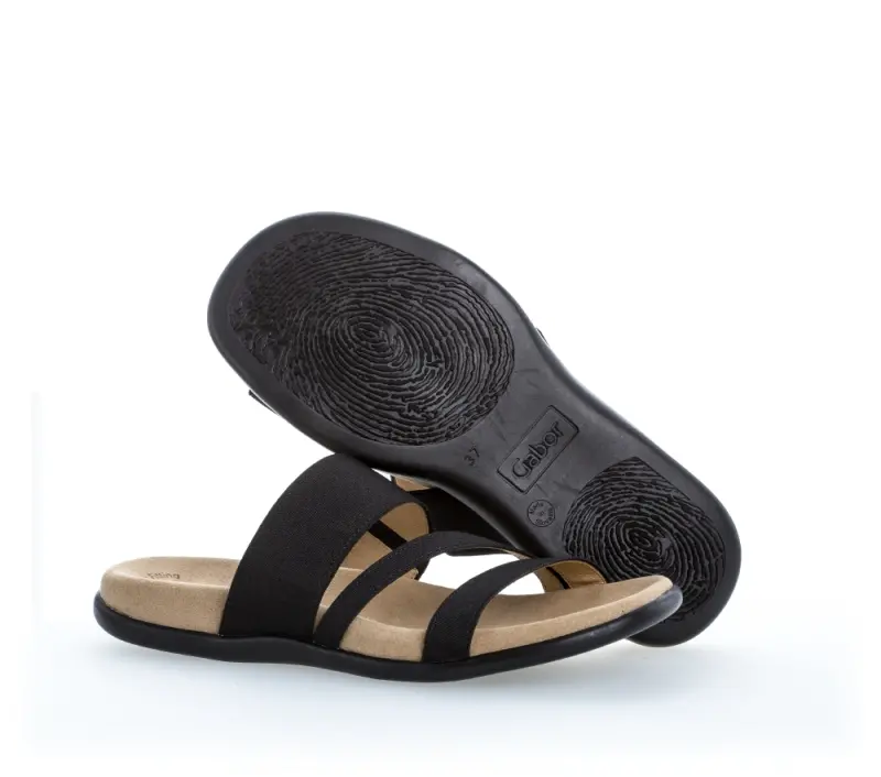 Gabor Slippers Zwart