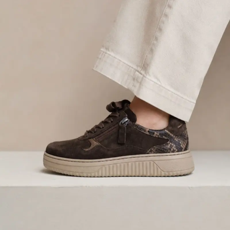 Gabor Sneakers Donkerbruin