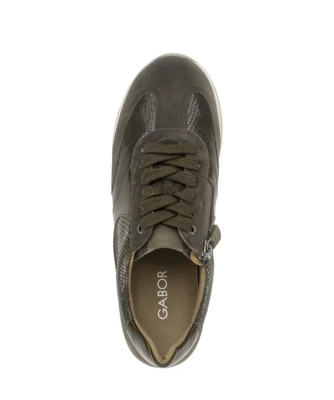 Gabor Sneakers Flessengroen
