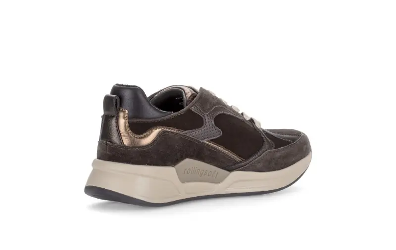 Gabor Rollingsoft Sneakers Donkerbruin