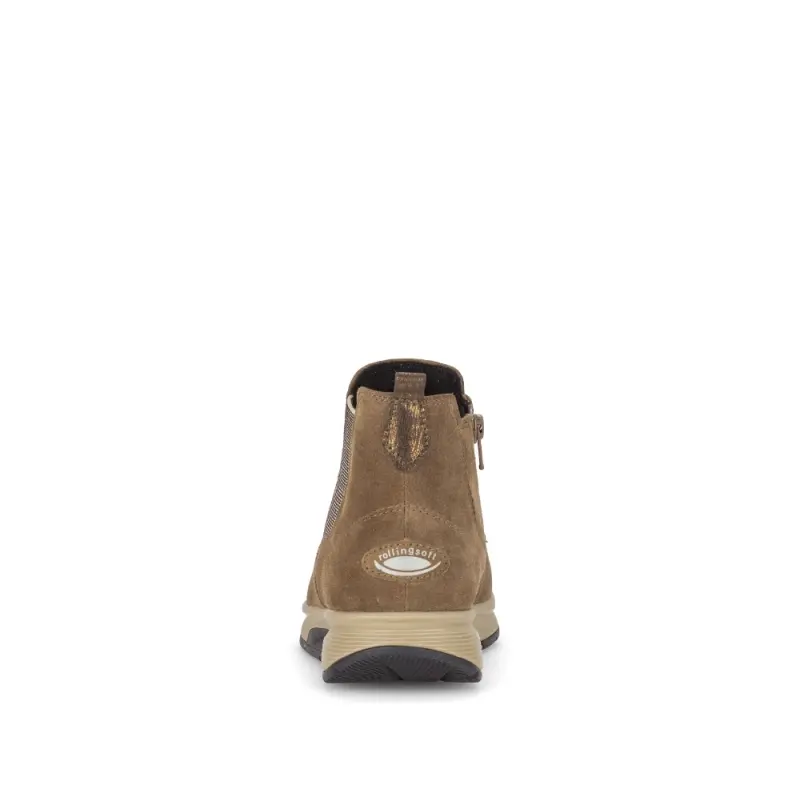Gabor Rollingsoft Enkellaarsjes Beige