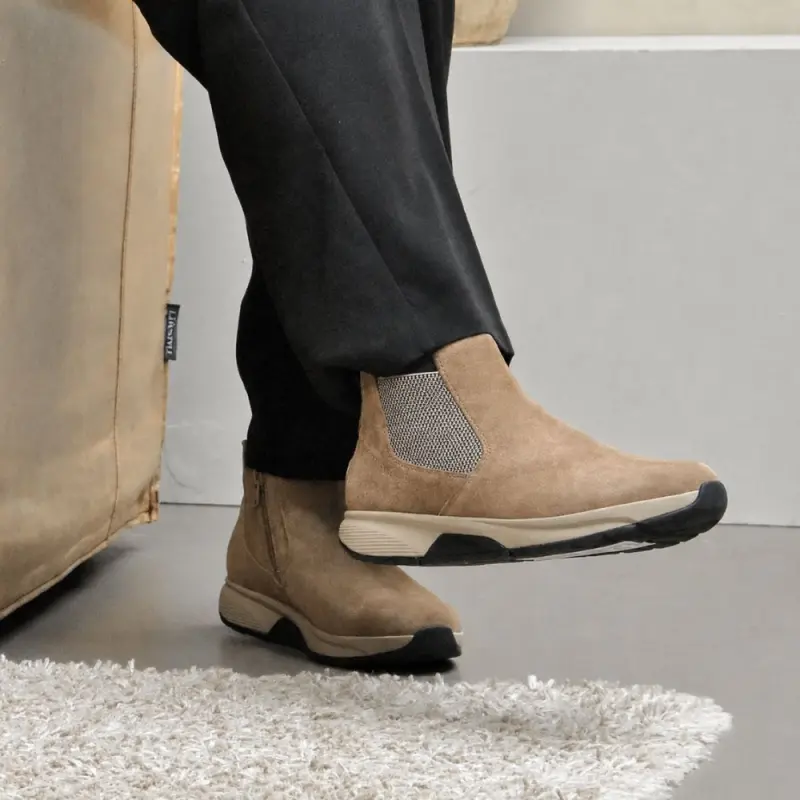 Gabor Rollingsoft Enkellaarsjes Beige